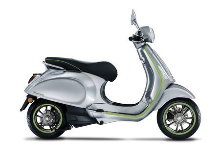 Vespa Elettrica Aluminium/Verde