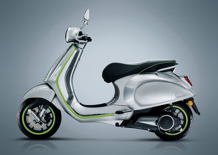 Vespa Elettrica Aluminium/green