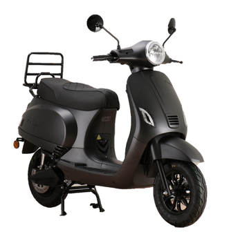 Santini e-Capri matzwart de beste elektrische scooter