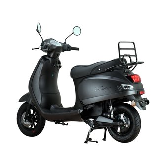 Santini e-Capri elektrische scooter matzwart linksachter