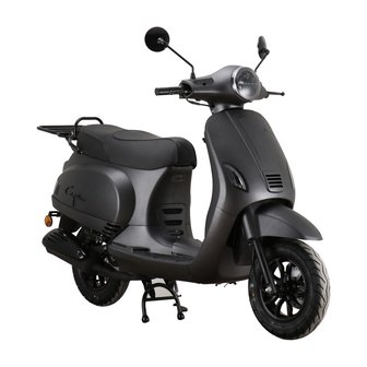 Santini Capri Digital Matzwart Metallic scooter MY2021 rechtsvoor