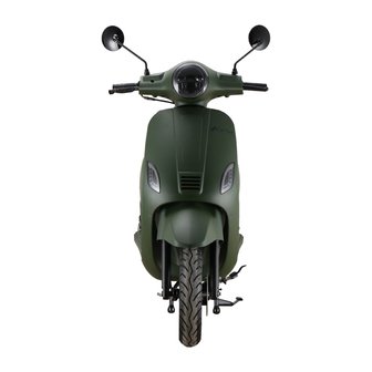 Santini Capri Digital Army Green matgroen scooter voorkant