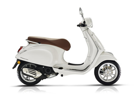 Vespa Primavera scooter Montebianco Wit E5 I-GET