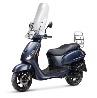 Sym Fiddle II E5 scooter + Pack Satin Submarine Blue