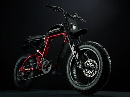 Super 73 RX Carmin Red e-bike rechtsvoor
