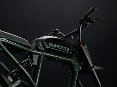 Super 73 RX Olive Drab e-bike accu en stuur