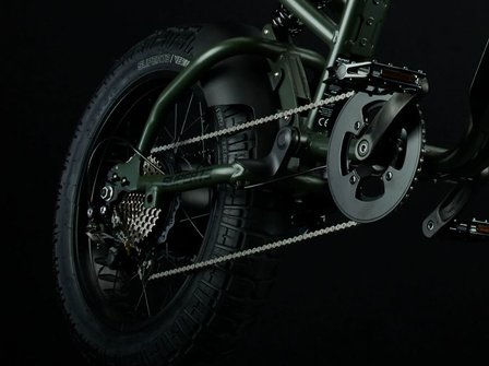 Super 73 RX Olive Drab e-bike ketting