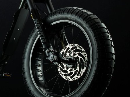 Super 73 RX Olive Drab e-bike wiel