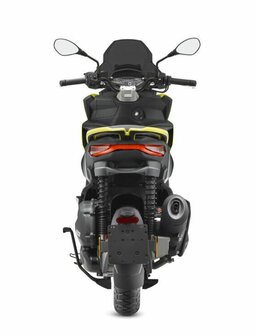 Aprilia SR GT 125 Sport Geel achterkant