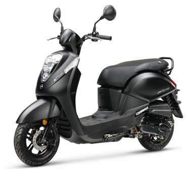 Sym Mio 50i Matt Black matzwart scooter