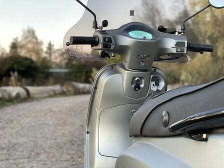 Santini Capri Digital EFI Scooter Matt Grey E5