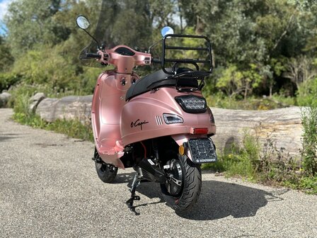 Custom Santini e-Capri Elektrische Scooter Champagne Rose DIRECT RIJDEN!