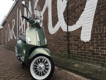 Custom Vespa Primavera Portofino Green