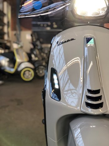 Custom Vespa Sprint Nardo Grey voor