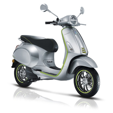 Vespa Elettrica Aluminium/Groen