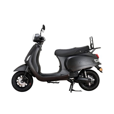 Santini e-Capri elektrische scooter matzwart links