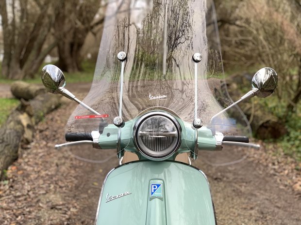 Vespa Primavera Verde Relax scooter E5 I-GET Nieuwe Editie