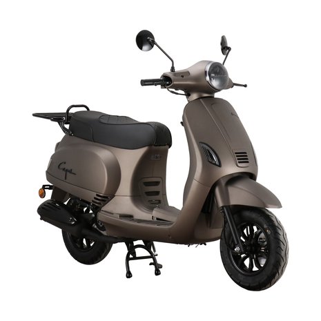 Santini Capri Digital scooter Opaco Cioccolato matbrons metallic rechtsvoor