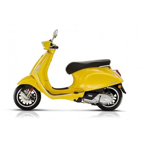 Vespa Sprint Scooter E5 Geel Links Zijkant