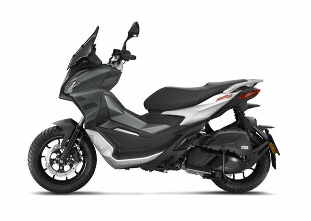 Aprilia SR GT 200 Grijs zijkant links