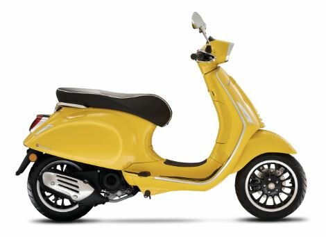 Vespa Sprint Giallo Estate Geel scooter