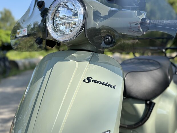 Custom Santini e-Capri Elektrische Scooter Oliva Lucido 