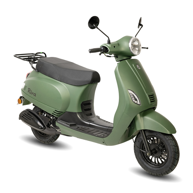 BTC Riva Matgroen E4 | Al vanaf €25,- per maand - Scooterspot 1000m2  scooterwinkel in Amsterdam