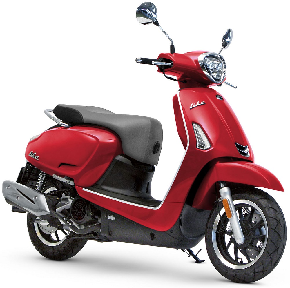 Kymco New Like Rood E5 - Scooterspot 1000m2 scooterwinkel in Amsterdam
