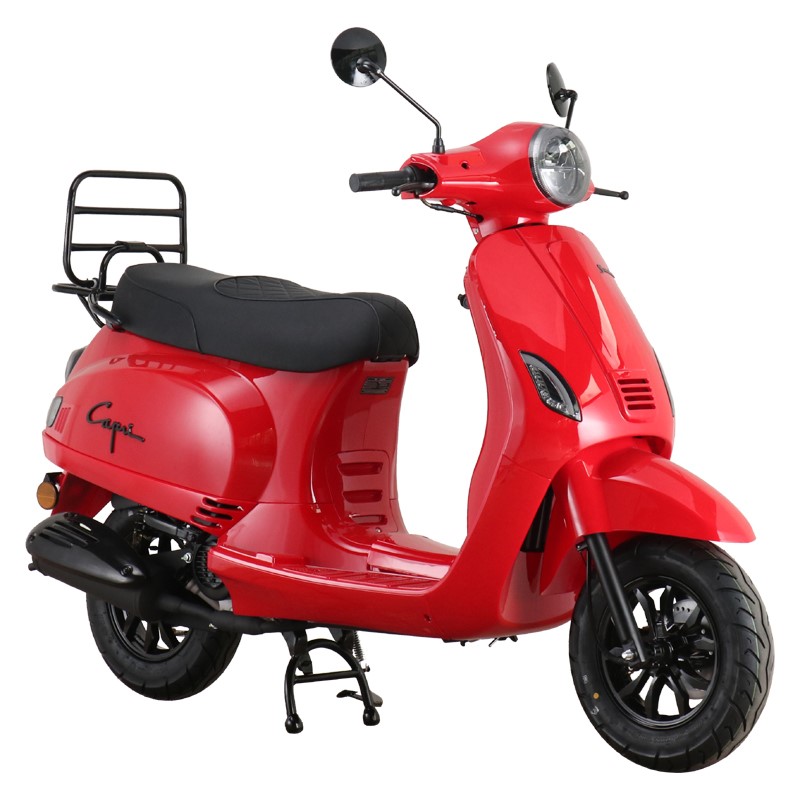 Santini Capri Digital v3 Rood | AANBIEDING - Scooterspot 1000m2  scooterwinkel in Amsterdam