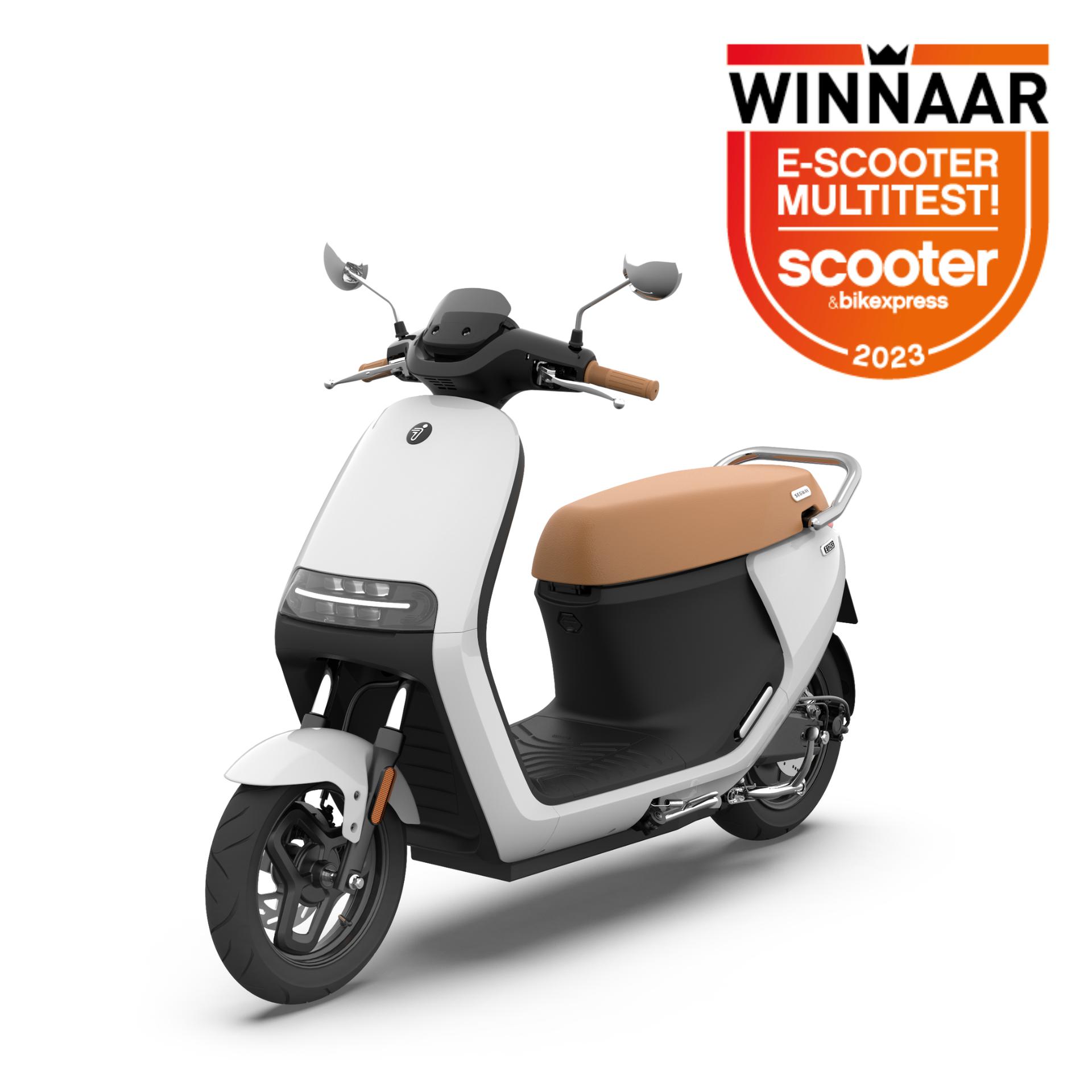 Segway E125s scooter wit. Pre-order - Scooterspot 1000m2 scooterwinkel in Amsterdam