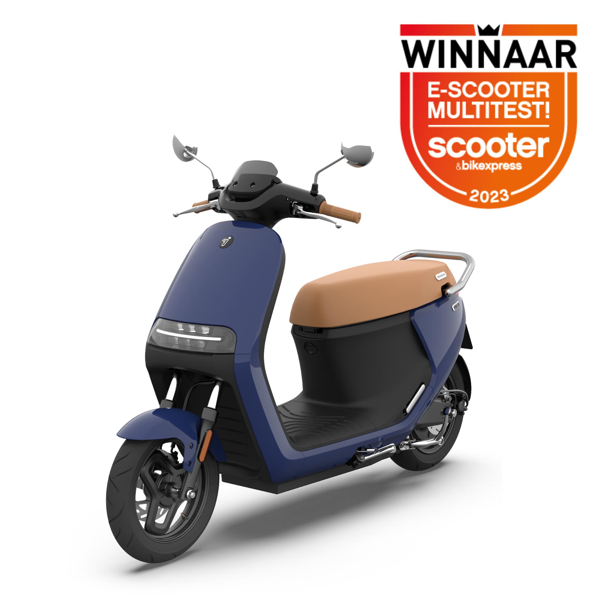 skræmt Alfabetisk orden Sidst Segway E125s elektrische scooter blauw. Pre-order nu! - Scooterspot 1000m2  scooterwinkel in Amsterdam