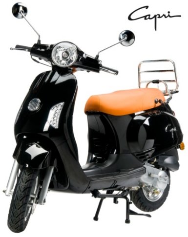 Capri scooter - Scooterspot 1000m2 scooterwinkel in Amsterdam