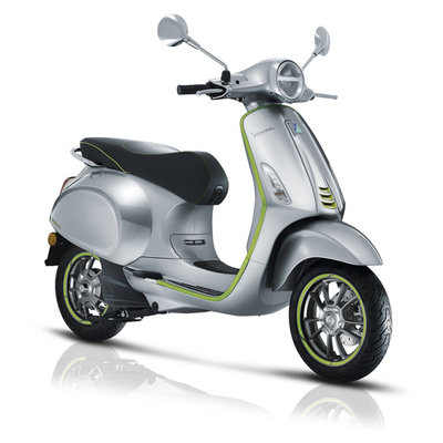 Vespa Elettrica Aluminium/Verde Groen