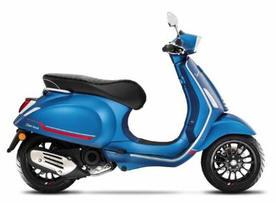 Vespa Sprint S Blue Vivace Matblauw E5 I-GET scooter