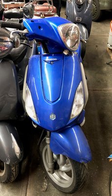 Piaggio Fly 45km Blauw